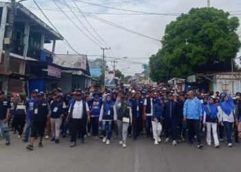 Ribuan Masyarakat Muna Antusias Ikuti Jalan Santai Bersama Calon Bupati Rahman – AJB