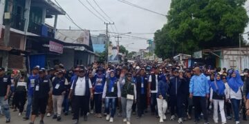 Ribuan Masyarakat Muna Antusias Ikuti Jalan Santai Bersama Calon Bupati Rahman – AJB