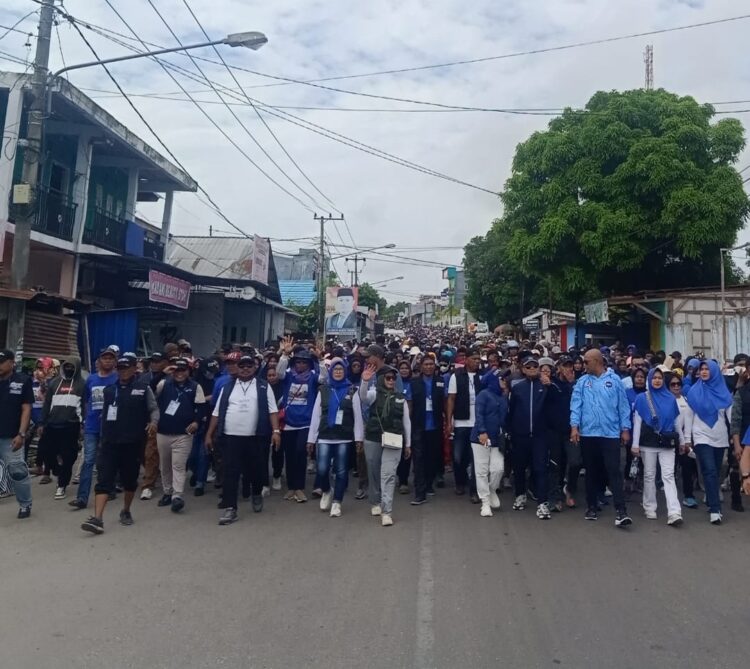 Ribuan Masyarakat Muna Antusias Ikuti Jalan Santai Bersama Calon Bupati Rahman – AJB