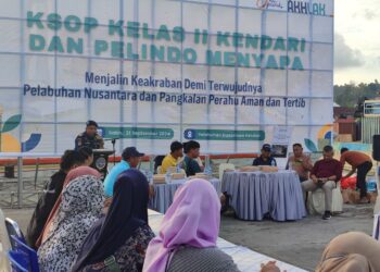 Sapa Para Pedagang, KSOP Kelas II Kendari dan Pelindo Minta Masukan dan Saran Terkait Rencana Perubahan Rute Masuk dan Keluar Kapal Penumpang