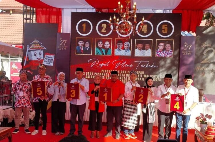 Rapat Pleno Terbuka Penetapan Nomor Urut Paslon Walikota Baubau