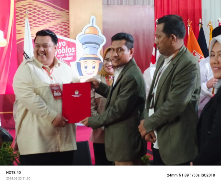 Yudhi-Nirna Dapat Nomor Urut 2 di Pilwali Kota Kendari: Simbol Kemenangan dan Perdamaian