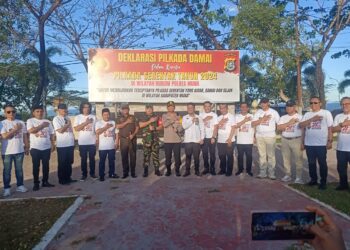 Polres Muna Gelar Deklarasi Pilkada Damai 2024