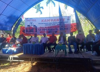 Kampanye di Watopute, Paslon BAHTERA Tegaskan Komitmen Majukan Perekonomian Masyarakat Muna