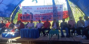 Kampanye di Watopute, Paslon BAHTERA Tegaskan Komitmen Majukan Perekonomian Masyarakat Muna