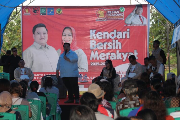 Kampanye di Kecamatan Puuwatu, Paslon Yudhi-Nirna Hadirkan Program ‘Menyala Aman’ Atasi Masalah Banjir