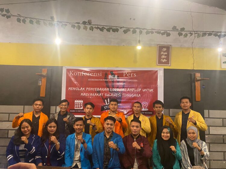 Kordinator Bem Se-Sultra Ajak Masyarakat Tolak Penyerahan Amplop di Pilgub Sultra