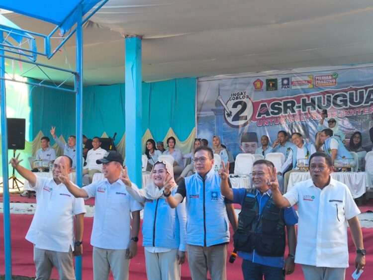 Kampanye di Konawe, ASR-Hugua Didukung Dua Calon Wakil Bupati Dessy Indah Rahmat dan Syamsul Ibrahim