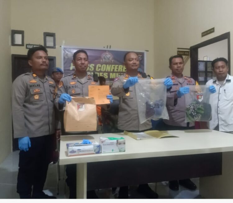 Polres Muna Berhasil Menangkap Tersangka Pencabulan Dibawah Umur, Terancam 15 Tahun Kurungan