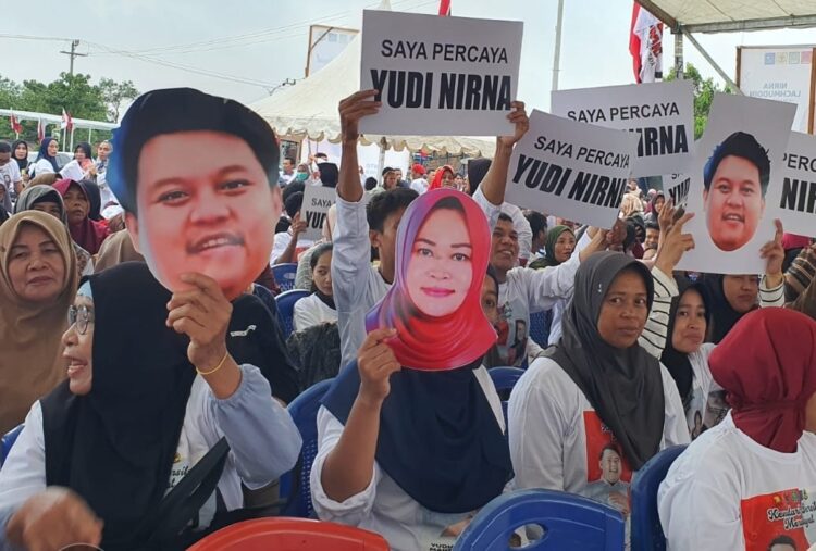 Ok Gas Ok Gas.. Merinding Lihat Warga Baruga Dukung Yudhi-Nirna di Pilwali Kendari 