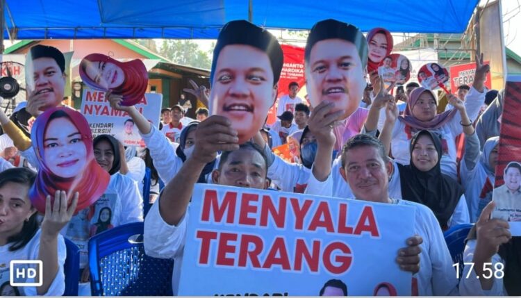 Gemoy Na Menyala lagi ! Ratusan Emak-emak Sambut Antusias Program Kendari Menyala 