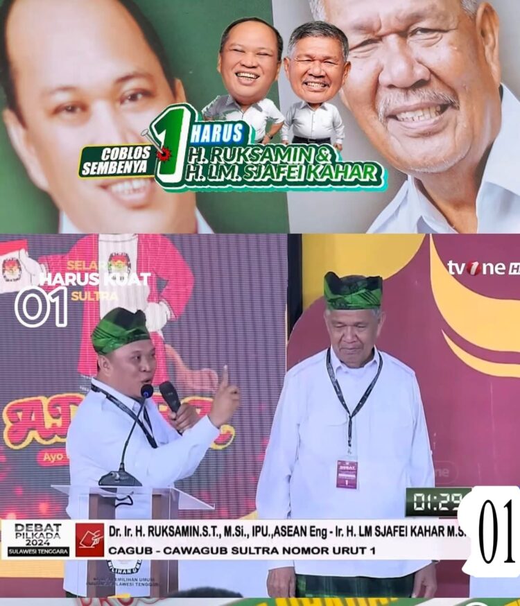 Pendidikan Menjadi Fokus Ruksamin dalam Debat Perdana Pilgub Sultra