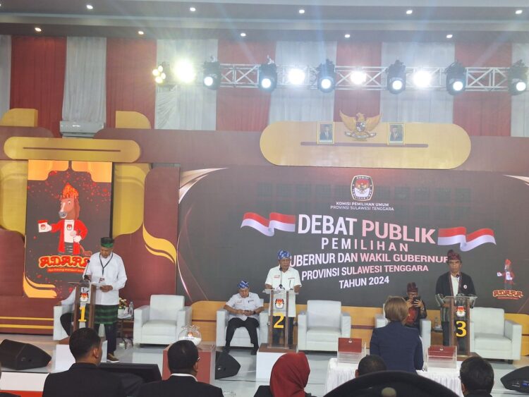 Debat Perdana Pilgub Sultra: Paslon ASR-Hugua Jawab Secara Tegas Terkait Isu Kesehatan