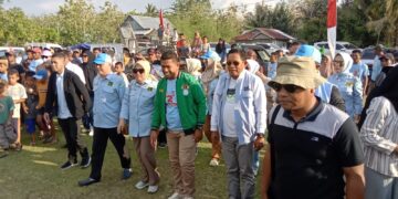 Setelah Tampil Memukau di Debat, Cawagub Sultra Nomor Urut 2 Lanjutkan Kampanye di Muna Barat