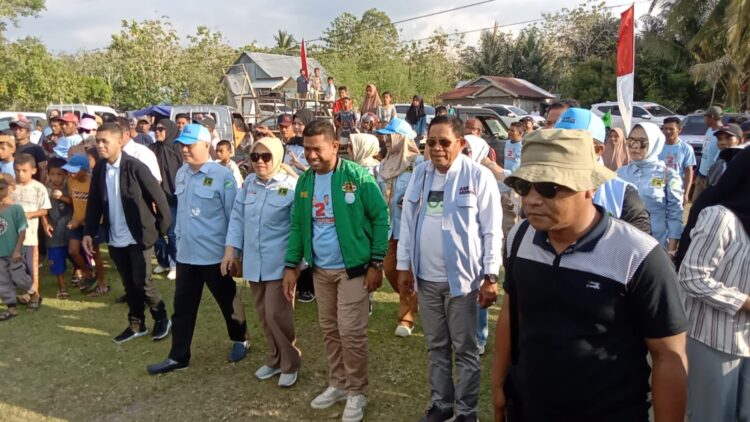 Setelah Tampil Memukau di Debat, Cawagub Sultra Nomor Urut 2 Lanjutkan Kampanye di Muna Barat