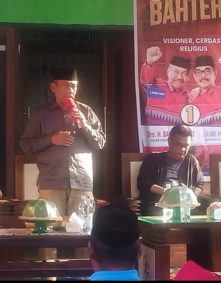 Pasangan Bachrun-Asrafil Nomor Urut 1, Gelar Silaturahmi di Kelurahan Dana