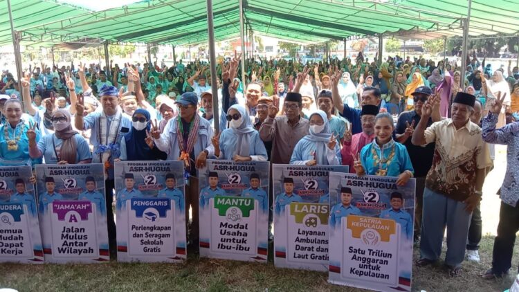Dihadapan Ribuan Masyarakat Buton, Paslon Gubernur ASR-Hugua Tegaskan Komitmen Perjuangkan Kesejahteraan Masyarakat