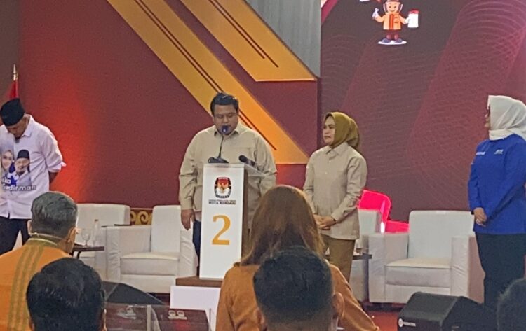 Yudhi-Nirna Yakin Elektabilitas Naik Usai Debat Pilwali Kendari
