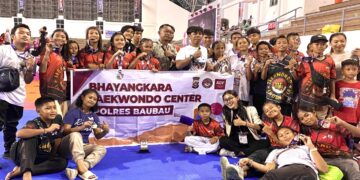 Bhayangkara TC Kota Baubau Sabet Prestasi Gemilang di Kejuaraan Nasional Taekwondo Unhas Cup 2024