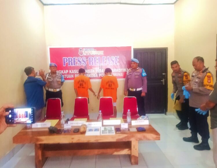 Edarkan Sabu, 2 Remaja di Muna Ditangkap Polisi