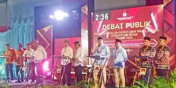 KPU Kabupaten Muna Gelar Debat Publik Calon Bupati dan Wakil Bupati Muna 2024