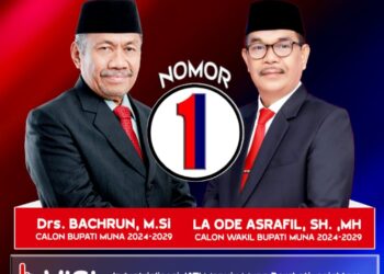 Calon Bupati Muna Nomor Urut 1 Bachrun Labuta, Jadi Sasaran Kampanye Hitam Jelang Pilkada