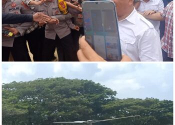 Pakai Helikopter, Ruksamin-Sjafei Gelar Kampanye di Muna yang Disambut Antusias Masyarakat