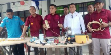 Kepala Rutan Kelas IIB Raha Pimpin Razia Blok Hunian Warga Binaan, Pastikan Bebas Narkoba