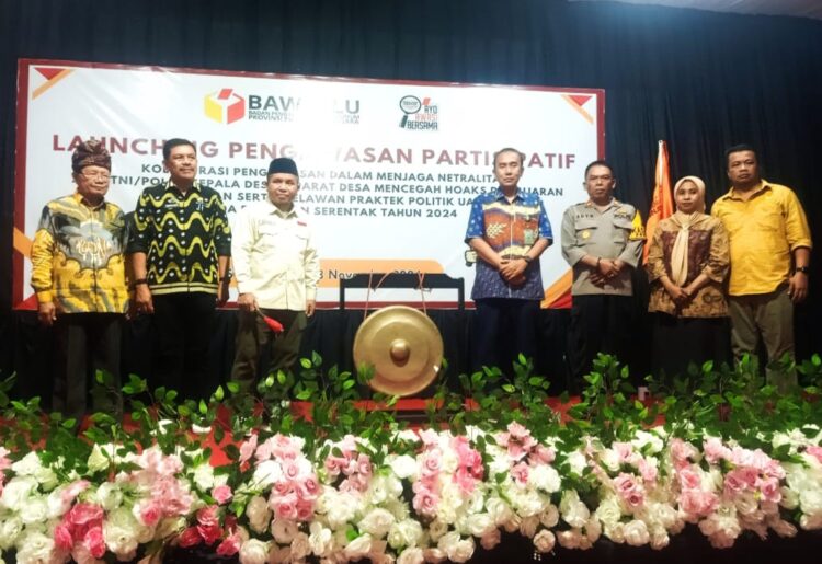Bawaslu Sultra Launching Pengawasan Partisipatif di Muna Perkuat Kolaborasi Jelang Pilkada Serentak