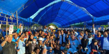 Kampanye di Konkep, Cagub Sultra ASR Komitmen Tingkatkan Kesejahteraan Nelayan