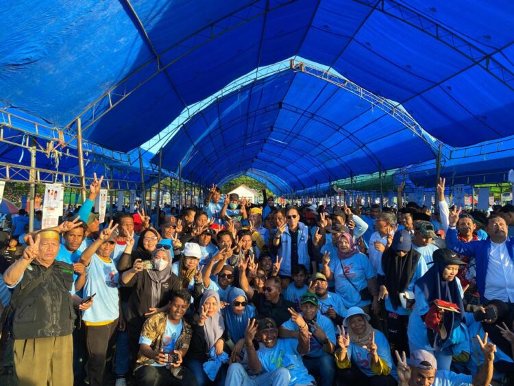 Kampanye di Konkep, Cagub Sultra ASR Komitmen Tingkatkan Kesejahteraan Nelayan