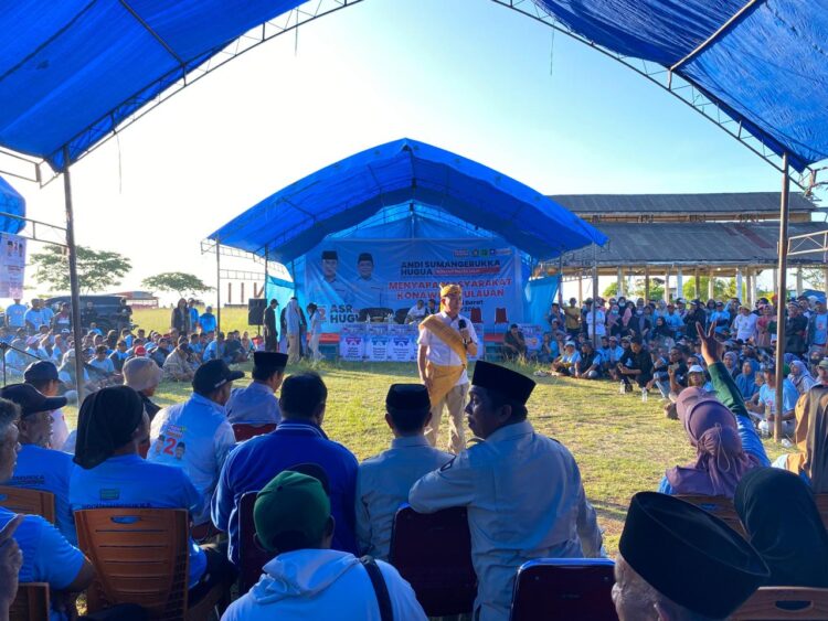 Dihadapan Ribuan Masyarakat Konkep, Cagub ASR Pastikan Pemerataan Pembangunan Melalui Program ‘Satria Kepulauan’