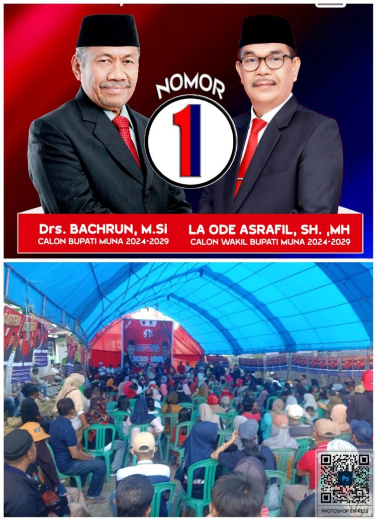 Kampanye di Kelurahan Watonea, Paslon BAHTERA Dapat Dukungan Penuh Tokoh Masyarakat dan Pemuda