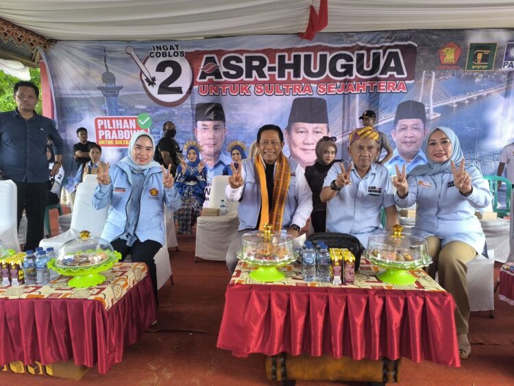 Dihadapan Ribuan Masyarakat Konsel, Paslon ASR-Hugua Janji Akan Naikan Tunjangan ASN