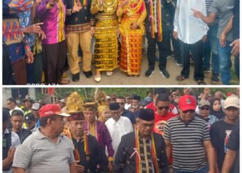 Blusukan di Desa Bone Tondo, Paslon BAHTERA Komitmen Tingkatkan Infrastruktur Jalan