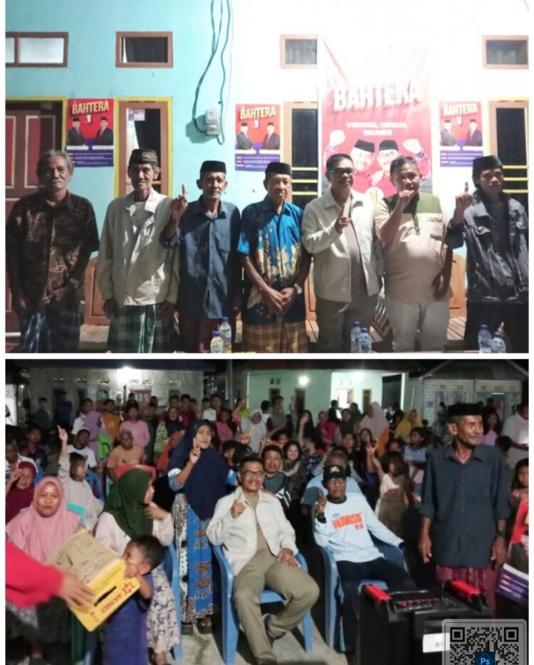 Manfaatkan Jadwal Kosong Kampanye, Paslon BAHTERA Blusukan dan Silaturahmi ke Sejumlah Titik Solidkan Dukungan