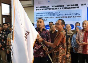 Pelantikan Pengurus Wilayah ISPI Sulawesi Tenggara: Membangun Karakter Entrepreneurship Generasi Milenial di Era 4.0 dan Society 5.0