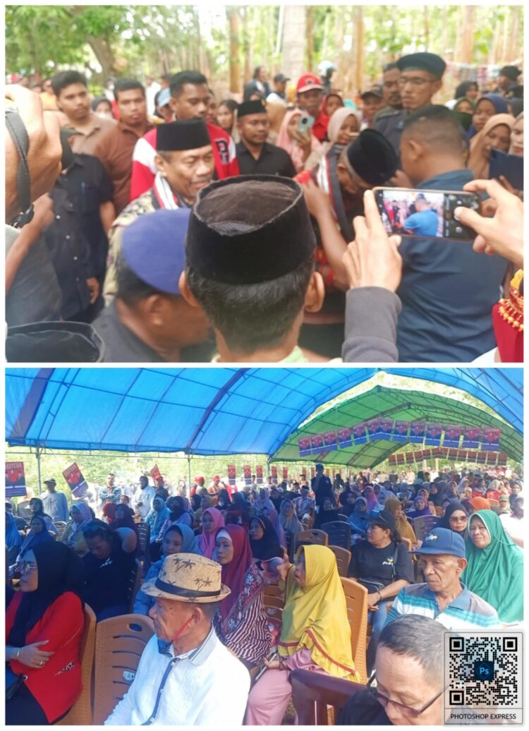 Semakin Kuat, Ribuan Masyarakat Lohia Padati Kampanye Paslon BAHTERA