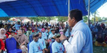 Kampanye di Muna Barat, Paslon ASR-Hugua Sampaikan Siapkan Lapangan Kerja Melalui Program Samudra