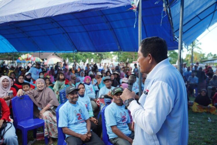 Kampanye di Muna Barat, Paslon ASR-Hugua Sampaikan Siapkan Lapangan Kerja Melalui Program Samudra