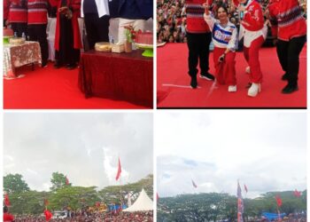 Kampanye Akbar BAHTERA di SOR La Ode Pandu, Dihadiri Puluhan Ribu Pendukung dan Simpatisan