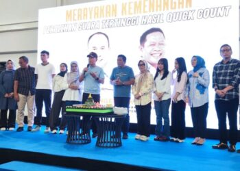 Menang Versi Hitung Cepat, ASR-Hugua Gelar Perayaan Dihadiri Pendukung dan Simpatisan