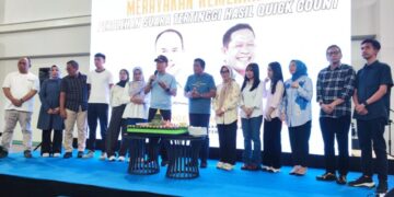 Menang Versi Hitung Cepat, ASR-Hugua Gelar Perayaan Dihadiri Pendukung dan Simpatisan