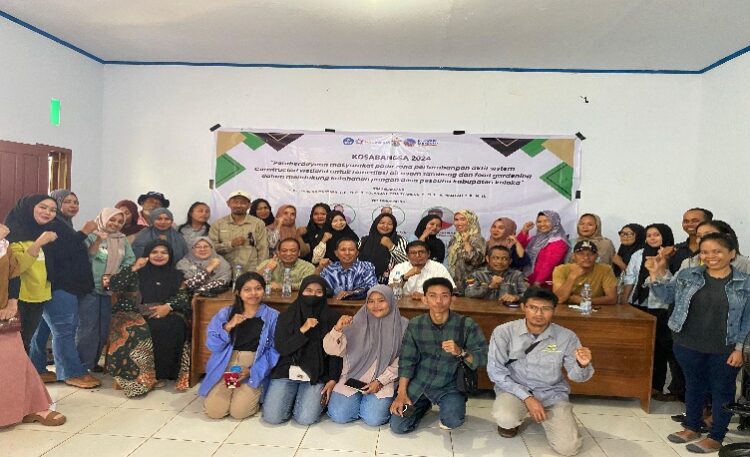 Tim Kosabangsa USN Kolaka Lakukan Pemberdayaan Masyarakat Pada Zona Pertambangan Aktif dengan Sistem Constructed Wetland (CWs) dan Food Gardening Dalam Mendukung Ketahanan Pangan di Desa Pesouha