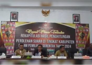 Hasil Pleno KPU, Bachrun-Asrafil Raih Suara Terbanyak di Pilbup Muna 2024