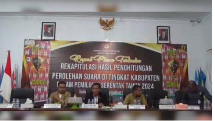 Hasil Pleno KPU, Bachrun-Asrafil Raih Suara Terbanyak di Pilbup Muna 2024