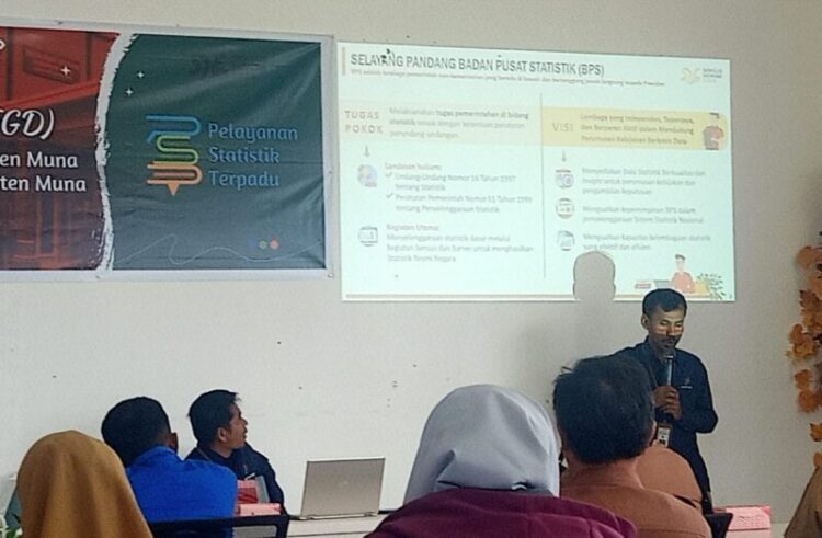 BPS Muna Gelar FGD Tingkatkan Standar Pelayanan Publik