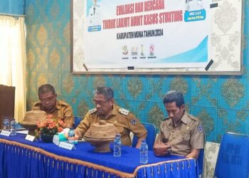 DPP-KB Muna Gelar Evaluasi dan Rencana Tindak Lanjut Penanganan Stunting 2024