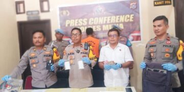 Polres Muna Berhasil Gagalkan Peredaran Sabu-sabu Seberat 104 Gram