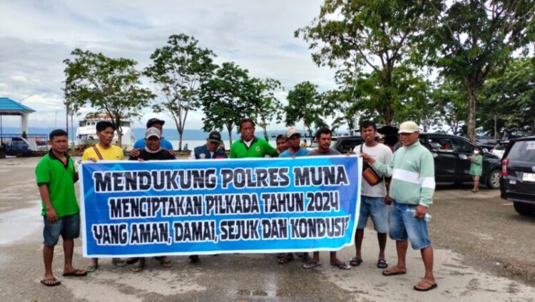 Buruh di Muna Apresiasi Kinerja Polres Amankan Tahapan Pilkada